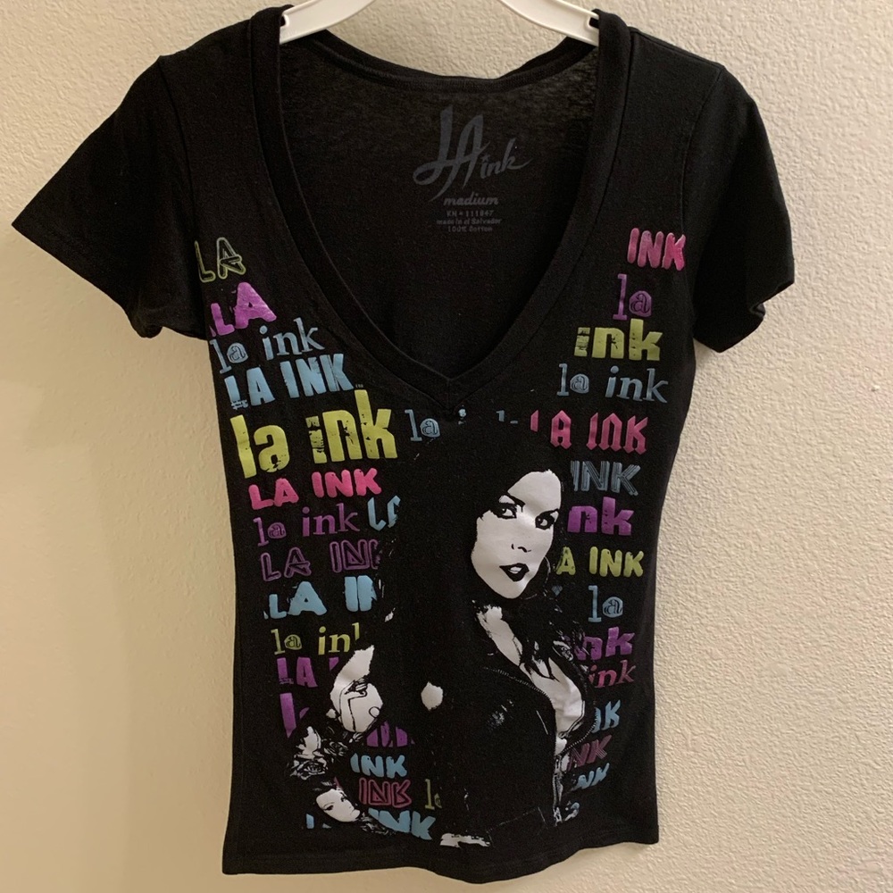LA Ink Kat Von D V-neck